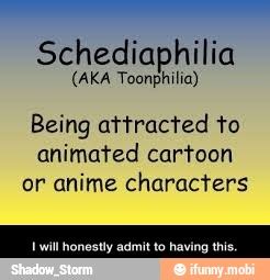 How can I stop my schediaphilia (attraction to cartoons)